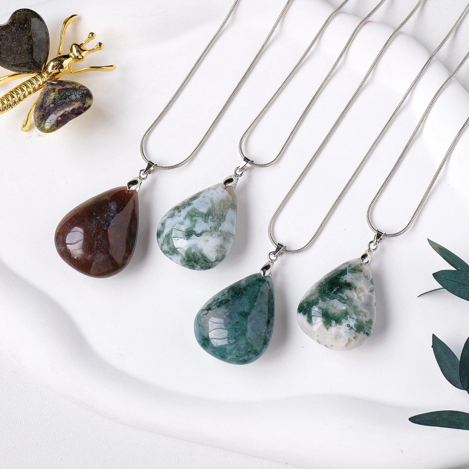 Moss Agate Necklace