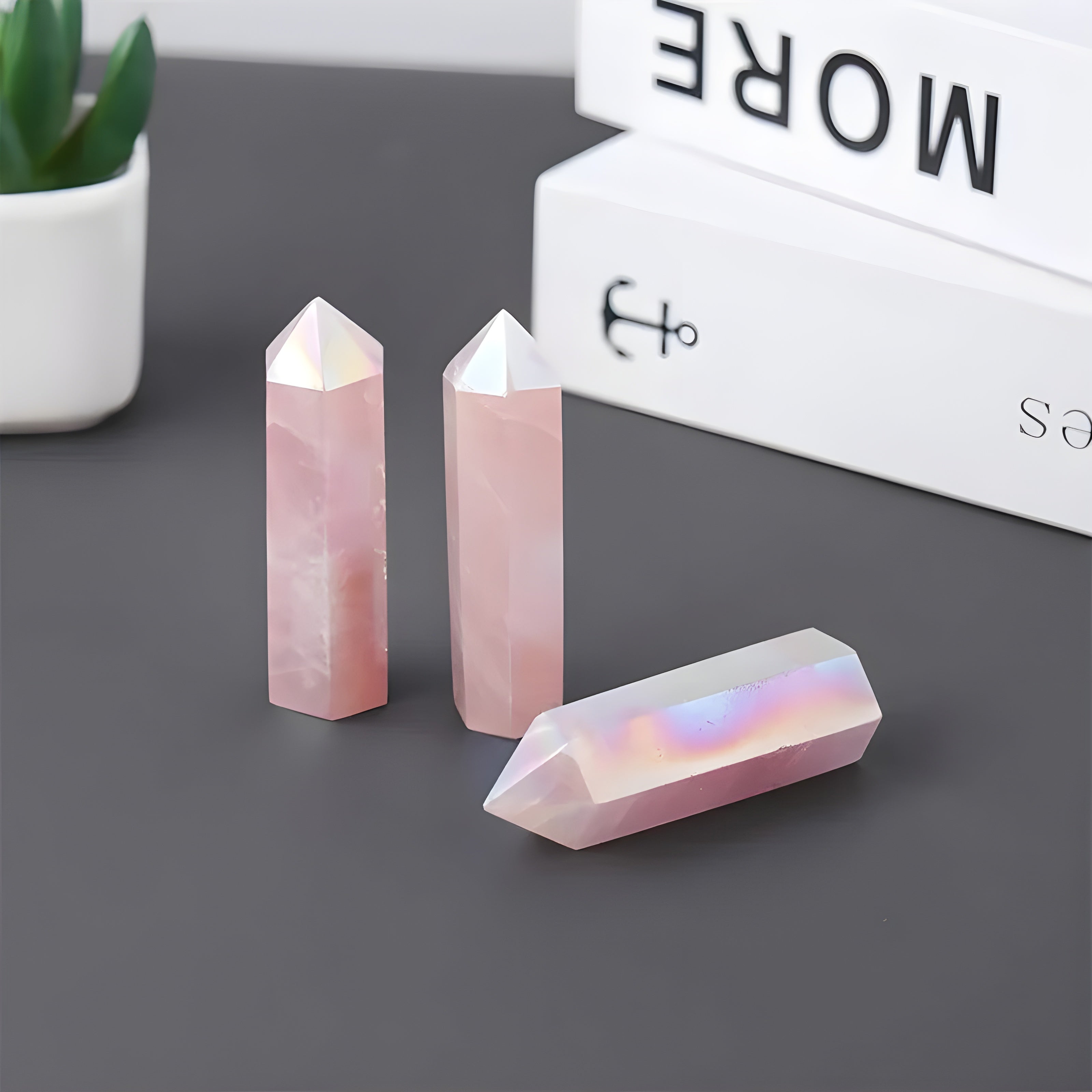 Aura Rose Quartz