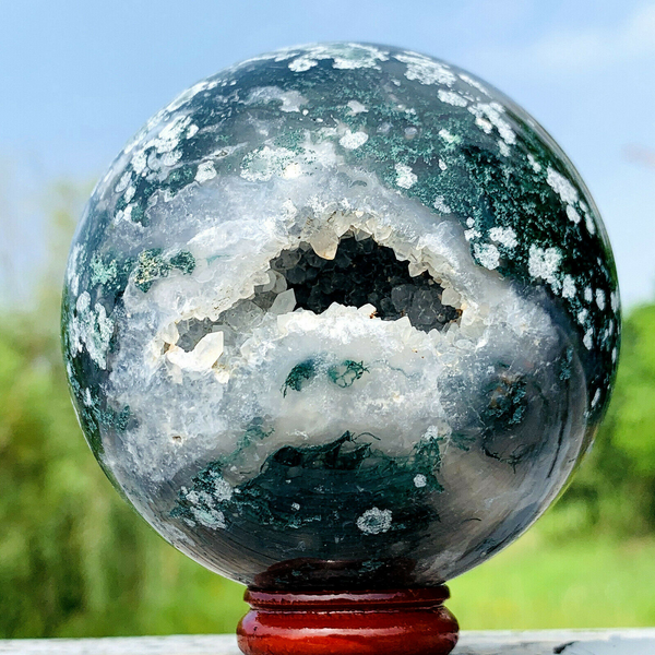 Moss Agate Sphere