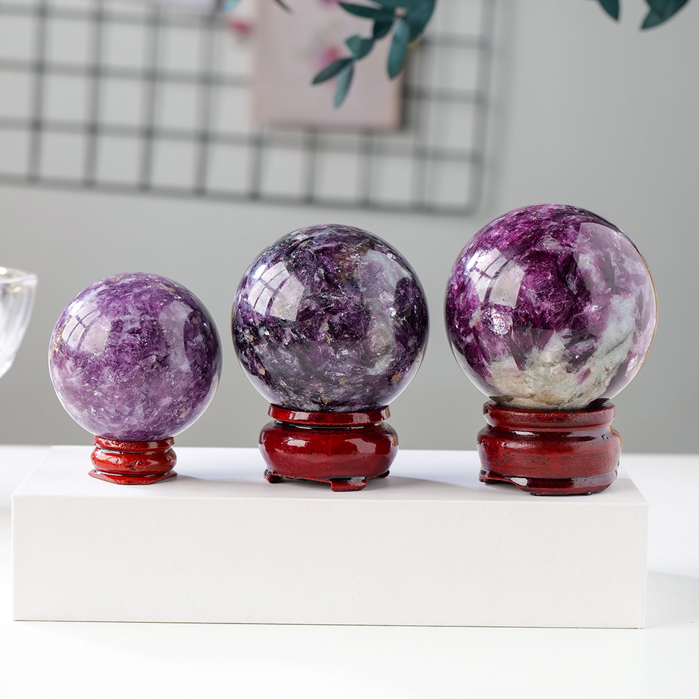 Lepidolite Sphere