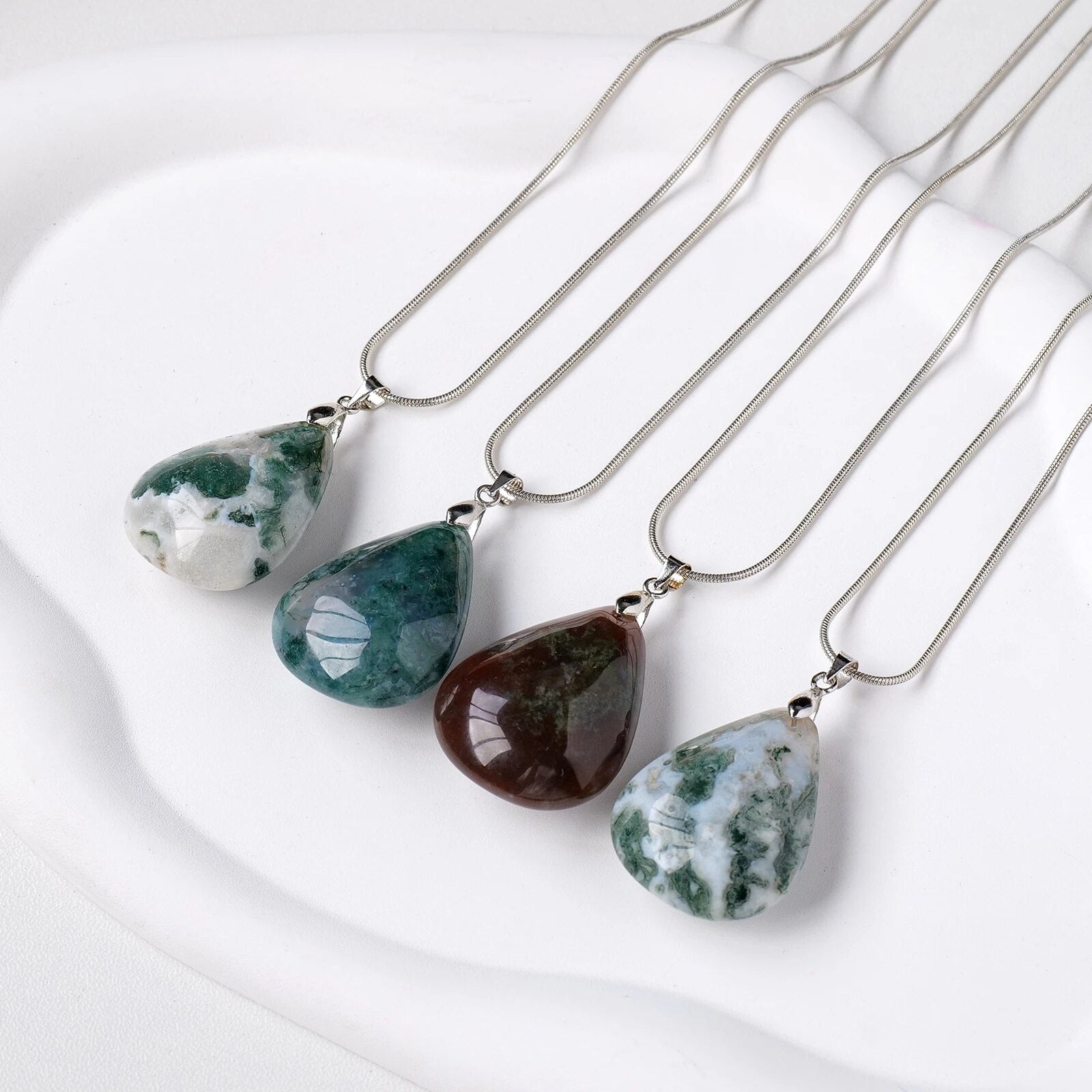Moss Agate Necklace