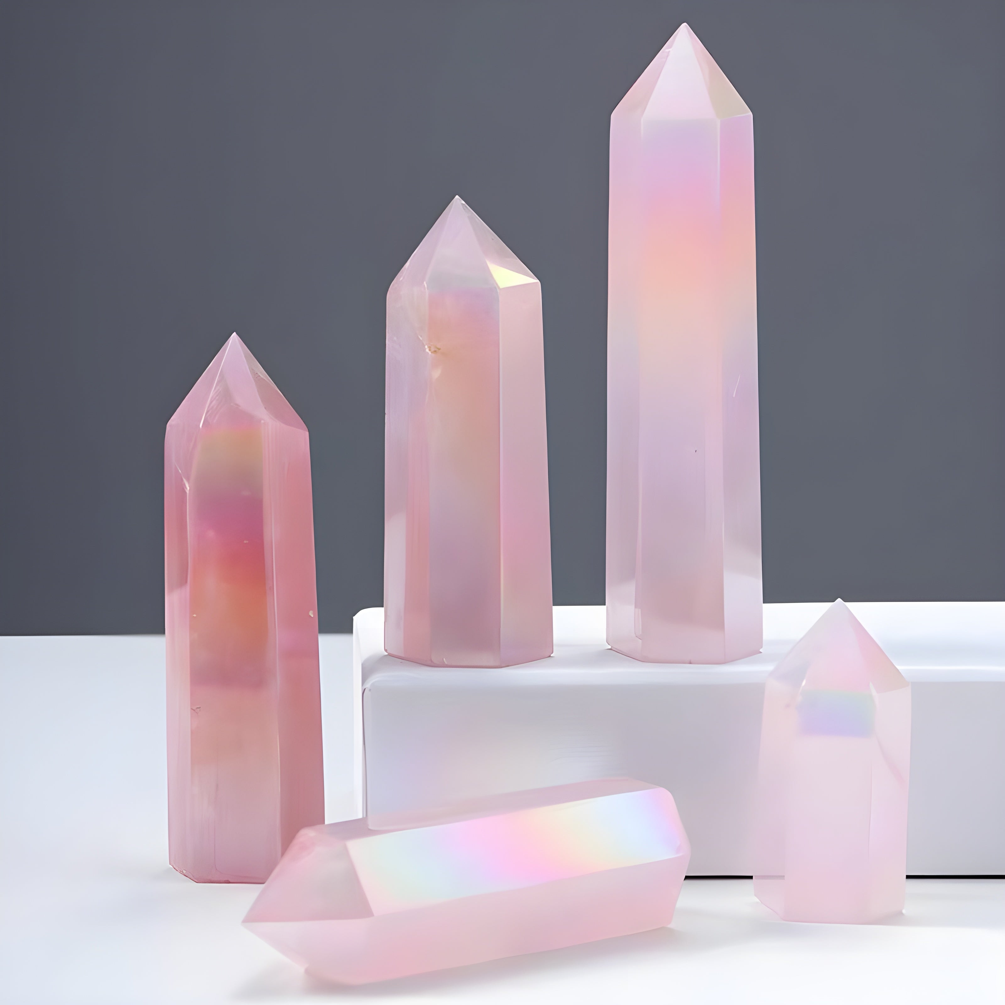 Aura Rose Quartz