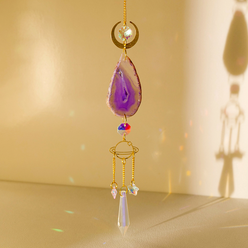 Purple Agate Sun Catcher
