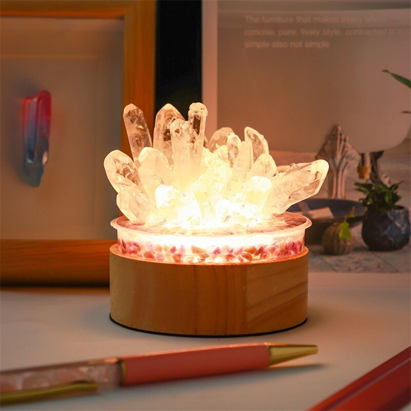 Purifying Crystal Quartz Lamp
