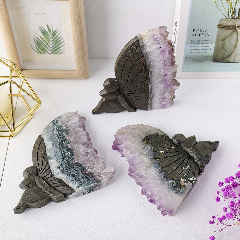 Amethyst Angel Bookend