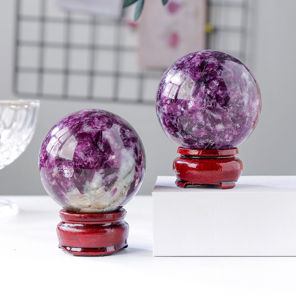 Lepidolite Sphere