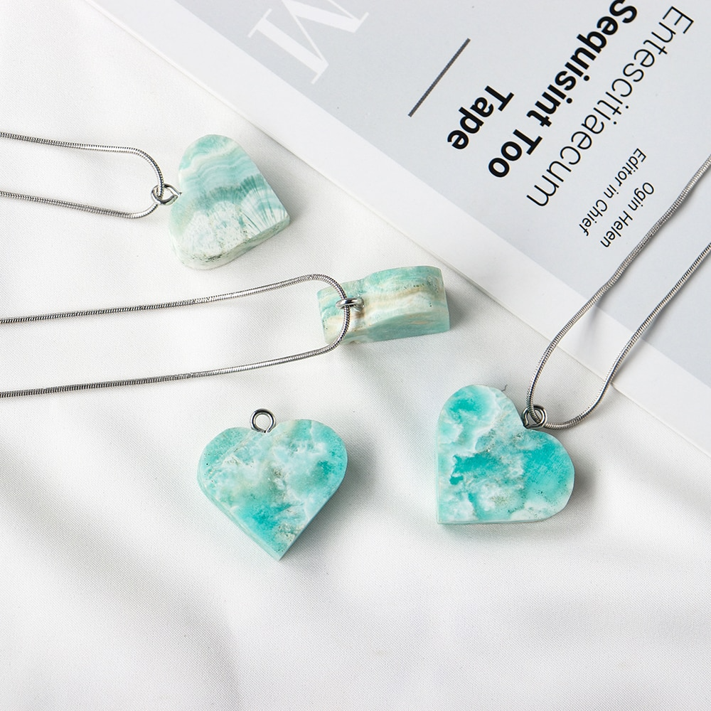 Calcite Heart Necklace
